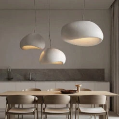 Nordic Style Resin Oval Pendant Lights
