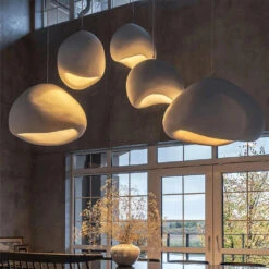 Nordic Style Resin Oval Pendant Lights -Demolights Sales Store DL10145NordicStyleResinOvalPendantLights 4 1