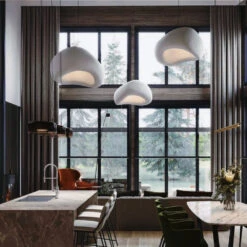 Nordic Style Resin Oval Pendant Lights -Demolights Sales Store DL10145 1