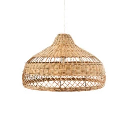 Wicker Basket Rattan Lamp Shade -Demolights Sales Store DL10151WickerBasketRattanLampshade 1 1