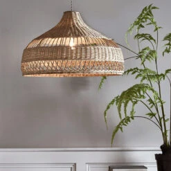 Wicker Basket Rattan Lamp Shade