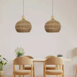 Rattan Pendant Light Interior Design 17 Rattan Pendant Light Interior Design -Demolights Sales Store DL10165 3 1 1