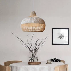 Handwoven Rattan Kitchen Island Pendant Lighting 19 Handwoven Rattan Kitchen Island Pendant Lighting -Demolights Sales Store DL10186