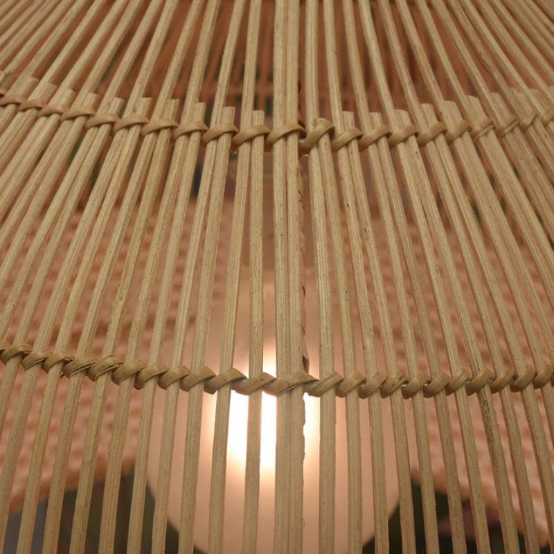 White Rattan Pendant Light Woven Rattan Lampshade 8 White Rattan Pendant Light Woven Rattan Lampshade - Image 8