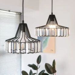 Modern Crystal Ceiling Light For Kitchen Island