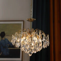 Retro Crystal Chandelier Sumptuous Romantic Amber Pendant Light -Demolights Sales Store DL10200RetroCrystalChandelierSumptuousRomanticAmberPendantLight 14