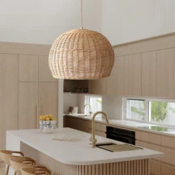 Wicker Farmhouse Woven Pendant Light -Demolights Sales Store DL10216 7 3 1
