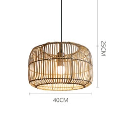 Lantern Shape Bamboo Pendant Light -Demolights Sales Store DL10221LanternShapeBambooPendantLight 6