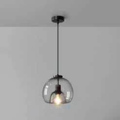 Black Spherical Glass Pendant Light 26 Black Spherical Glass Pendant Light -Demolights Sales Store DL10226BlackSphericalGlassPendantLight 15