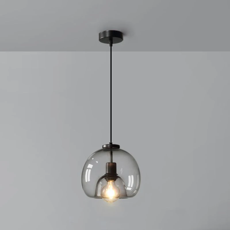 Black Spherical Glass Pendant Light 11 Black Spherical Glass Pendant Light - Image 11