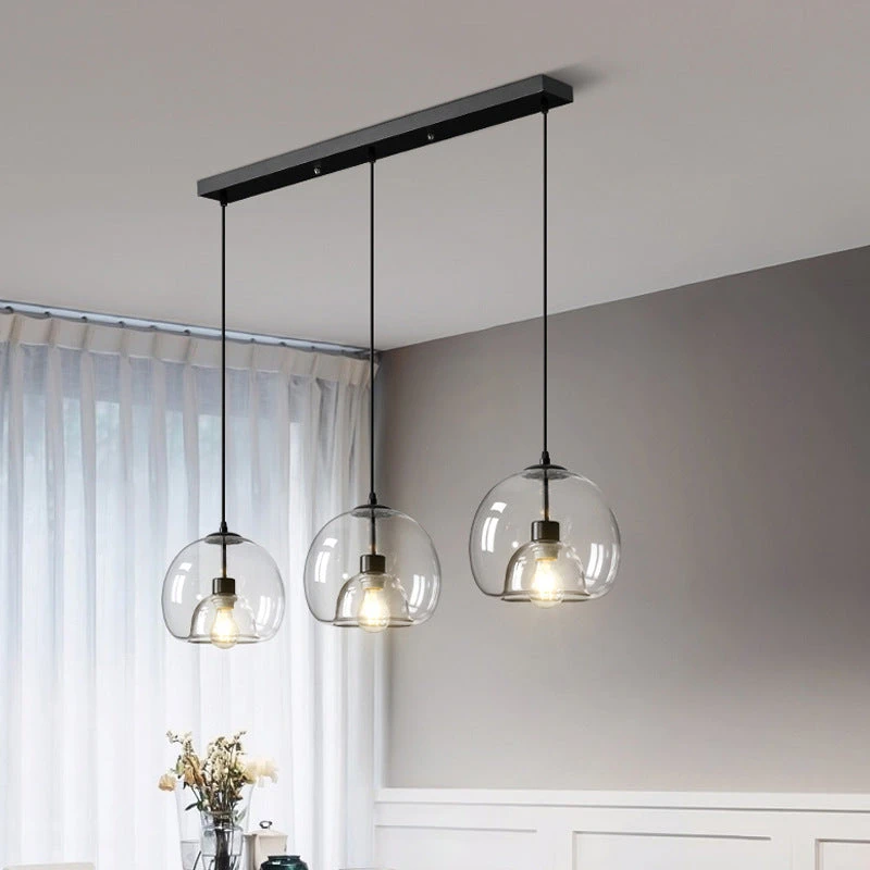 Black Spherical Glass Pendant Light 14 Black Spherical Glass Pendant Light - Image 14