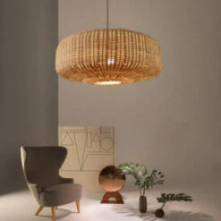 Woven Rattan Pendant Lighting -Demolights Sales Store DL10227WovenRattanPendantLightingCountrysideStyle 2 9800705d 0c26 4d00 9806 ea8cf01a2b1c
