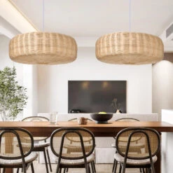 Woven Rattan Pendant Lighting -Demolights Sales Store DL10227 4