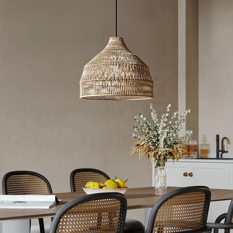 Rattan Pendant Light Woven Lampshade 1 Rattan Pendant Light Woven Lampshade