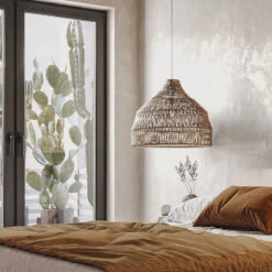 Rattan Pendant Light Woven Lampshade 13 Rattan Pendant Light Woven Lampshade -Demolights Sales Store DL10234 RattanPendantLightWovenLampshade 4 1