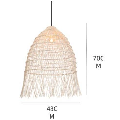 Handwoven Rattan Vertical Pendant Light 18 Handwoven Rattan Vertical Pendant Light -Demolights Sales Store DL10267HandwovenRattanVerticalPendantLight 2