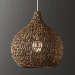 Traditional Pendant Light With Woven Shade -Demolights Sales Store DL10269 4 c0c0ba2e 6f91 4e3f a41d 452ec6619510 1