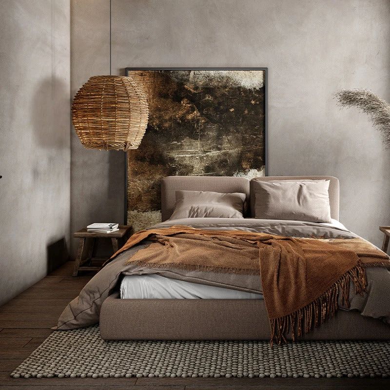 Retro Small Rattan Pendant Light For Dining Table 6 Retro Small Rattan Pendant Light For Dining Table - Image 6