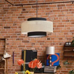 Modern Style Drum Shade Pendant Lighting -Demolights Sales Store DL10272ModernStyleDrumShadePendantLighting 2