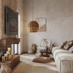 Retro Small Rattan Pendant Light For Dining Table -Demolights Sales Store DL10272 6