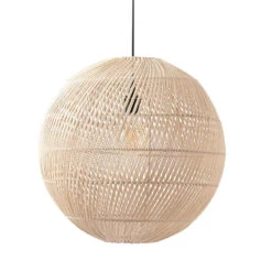 Natural Rattan Round Pendant Lampshade 13 Natural Rattan Round Pendant Lampshade -Demolights Sales Store DL10273NaturalRattanRoundPendantLampshade 1 1