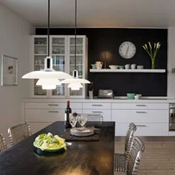 Modernism Pendant Light Tiered Hanging Lamp In White -Demolights Sales Store DL10280ModernismPendantLightTieredHangingLampinWhite 3