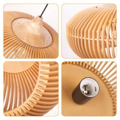 Rustic Farmhouse Wooden Pendant Light -Demolights Sales Store DL10301RusticFarmhouseWoodenPendantLight 10 1