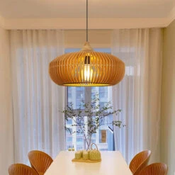 Rustic Farmhouse Wooden Pendant Light -Demolights Sales Store DL10301RusticFarmhouseWoodenPendantLight 8 1