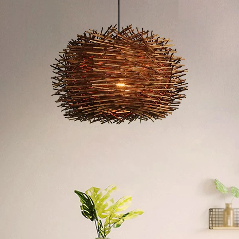 Wood Modern Geometric Shape Pendant Lights 1 Wood Modern Geometric Shape Pendant Lights