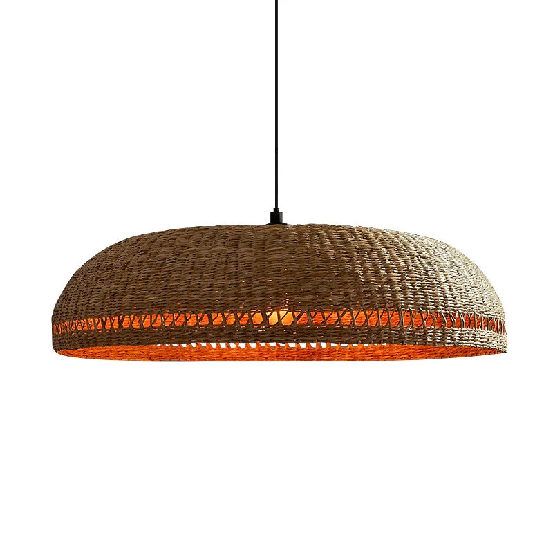 Handwoven Lamp Retro Rattan Pendant Lights 5 Handwoven Lamp Retro Rattan Pendant Lights - Image 5