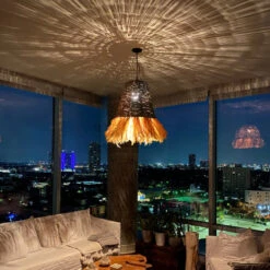 Seagrass Fringe Pendant Light Lamp -Demolights Sales Store DL10337SeagrassFringePendantLightLamp 7