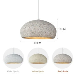 Nordic Unique Chandelier Simple Cream Style Pendant Lights -Demolights Sales Store DL10341 2 1