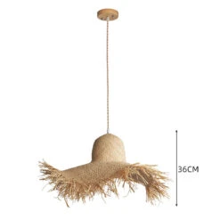 Coastal Style Handmade Straw Hanging Lamp -Demolights Sales Store DL10345CoastalStyleHandmadeStrawHangingLamp 5