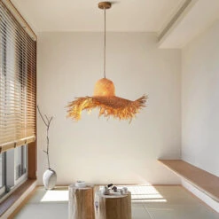 Coastal Style Handmade Straw Hanging Lamp -Demolights Sales Store DL10345CoastalStyleHandmadeStrawHangingLamp 9