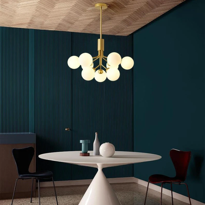 Post-Modern Starburst Hanging Chandelier 2 Post-Modern Starburst Hanging Chandelier - Image 2