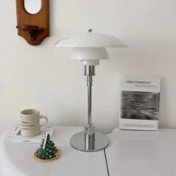 Modernism Silver Tiered Desk Lamp -Demolights Sales Store DL10348ModernismSilverDeskLamp 11