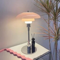 Modernism Silver Tiered Desk Lamp -Demolights Sales Store DL10348ModernismSilverDeskLamp 3