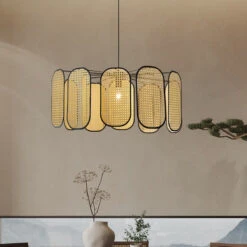 Retro Bohemian Rattan Pendant Lights -Demolights Sales Store DL10351RetroBohemianRattanPendantLights 4