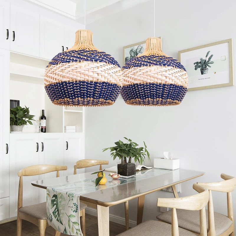 Rattan Pendant Light Hand Woven Coastal Decor 1 Rattan Pendant Light Hand Woven Coastal Decor