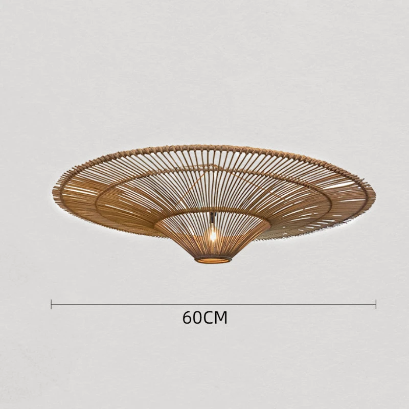 Large Modern Rattan Pendant Light Ceiling Lampshade 5 Large Modern Rattan Pendant Light Ceiling Lampshade - Image 5