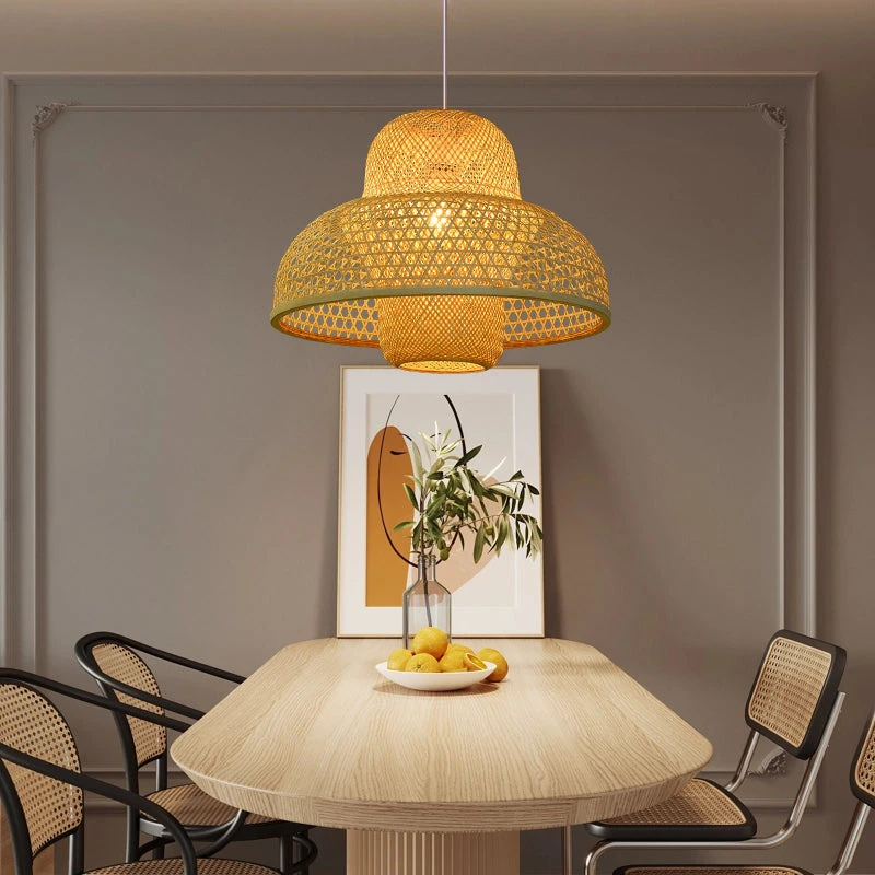 Handcrafted Bamboo Woven Pendant Light 9 Handcrafted Bamboo Woven Pendant Light - Image 9