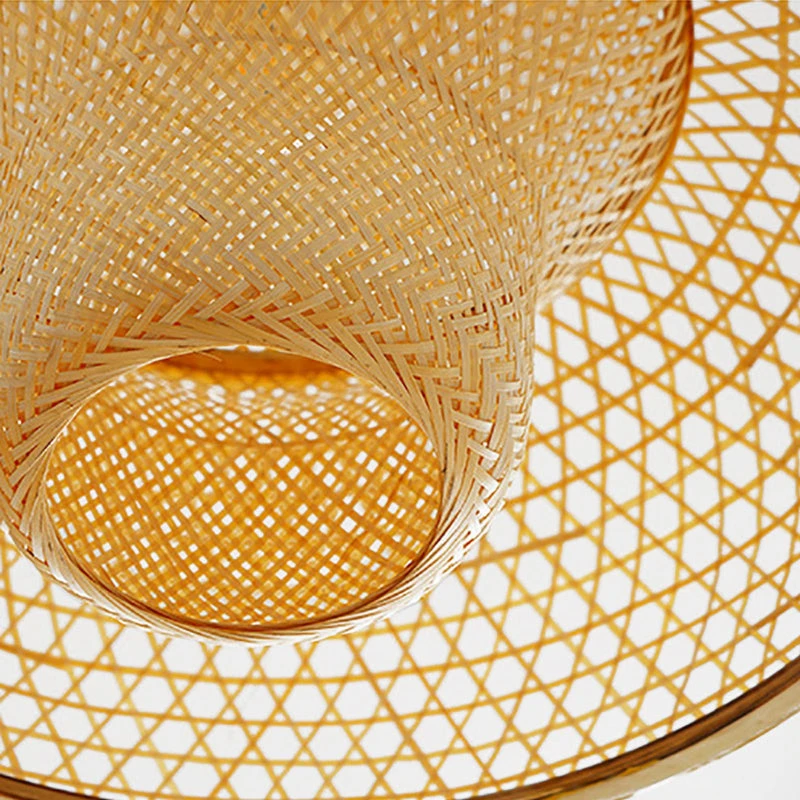 Handcrafted Bamboo Woven Pendant Light 6 Handcrafted Bamboo Woven Pendant Light - Image 6