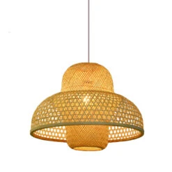 Handcrafted Bamboo Woven Pendant Light 13 Handcrafted Bamboo Woven Pendant Light -Demolights Sales Store DL10359HandcraftedBambooWovenPendantLight 8