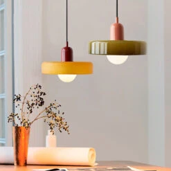 Modern Colorful Glass Shade Pendant Light -Demolights Sales Store DL10361 ModernPendantLights 12 1