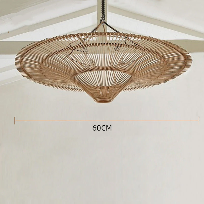Modern Large Rattan Pendant Lights Lampshade 8 Modern Large Rattan Pendant Lights Lampshade - Image 8