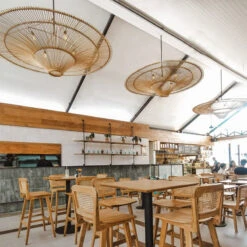 Modern Large Rattan Pendant Lights Lampshade 12 Modern Large Rattan Pendant Lights Lampshade -Demolights Sales Store DL10391 1 1