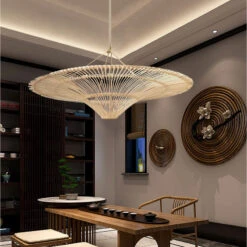 Modern Large Rattan Pendant Lights Lampshade 13 Modern Large Rattan Pendant Lights Lampshade -Demolights Sales Store DL10391 2 1