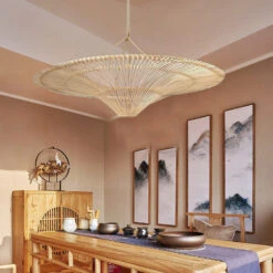 Modern Large Rattan Pendant Lights Lampshade -Demolights Sales Store DL10391 2 a4789598 a50f 48b6 9fbd 42e612bac671