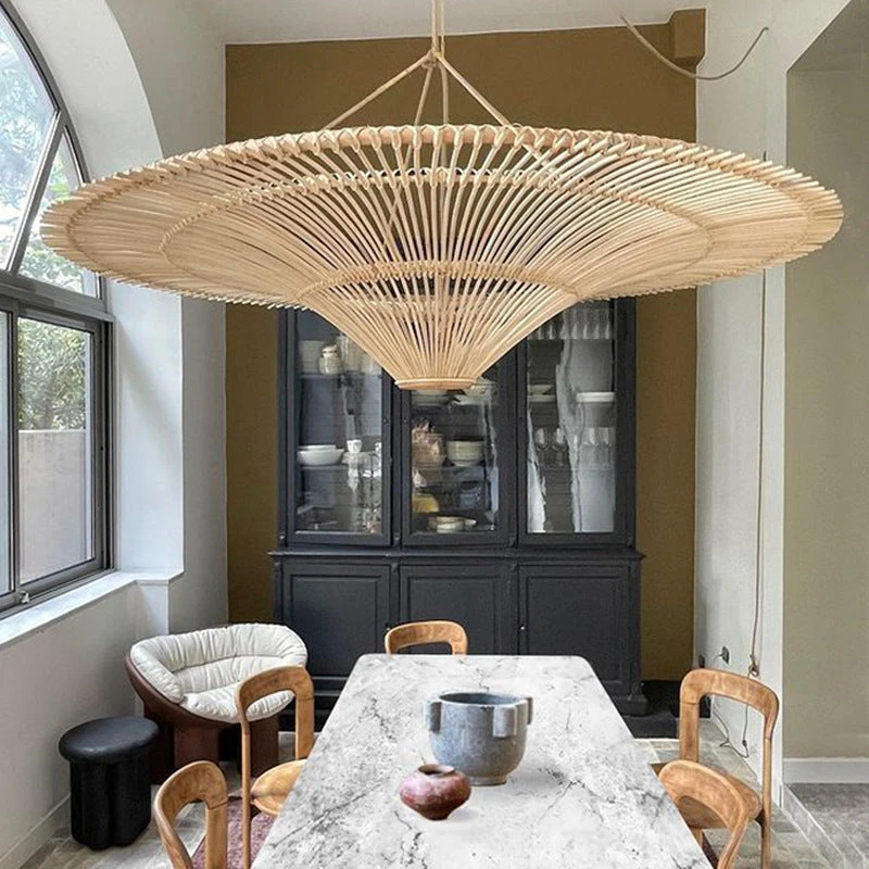 Modern Large Rattan Pendant Lights Lampshade 1 Modern Large Rattan Pendant Lights Lampshade