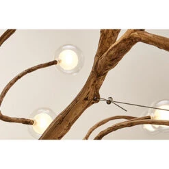 Nordic Rustic Tree Branch Hanging Chandelier With Bubble Glass Lighting 36 Nordic Rustic Tree Branch Hanging Chandelier With Bubble Glass Lighting -Demolights Sales Store DL2013 6